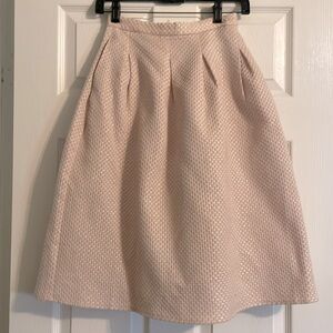 Pink Midi Skirt with Pockets!